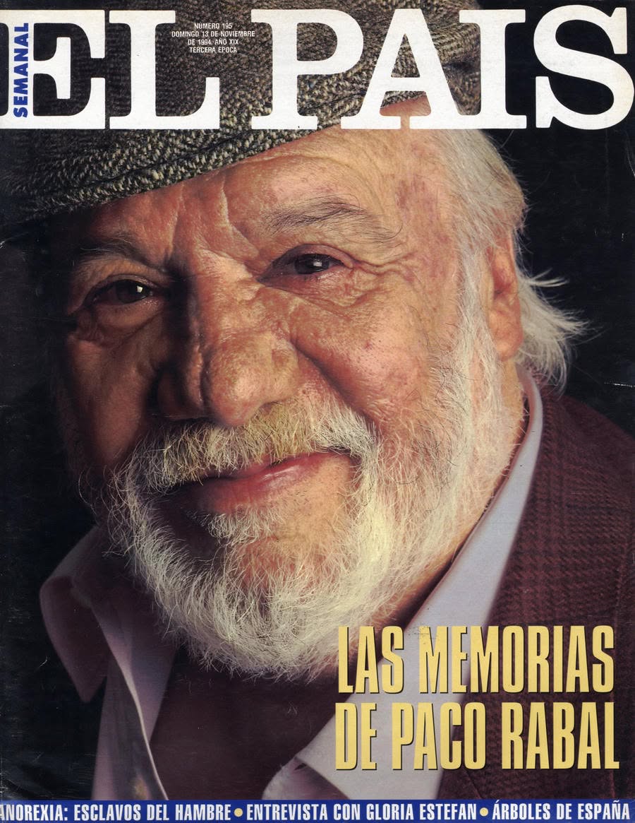 EL PAIS SEMANAL magazine side cover Issue 195  November 1994