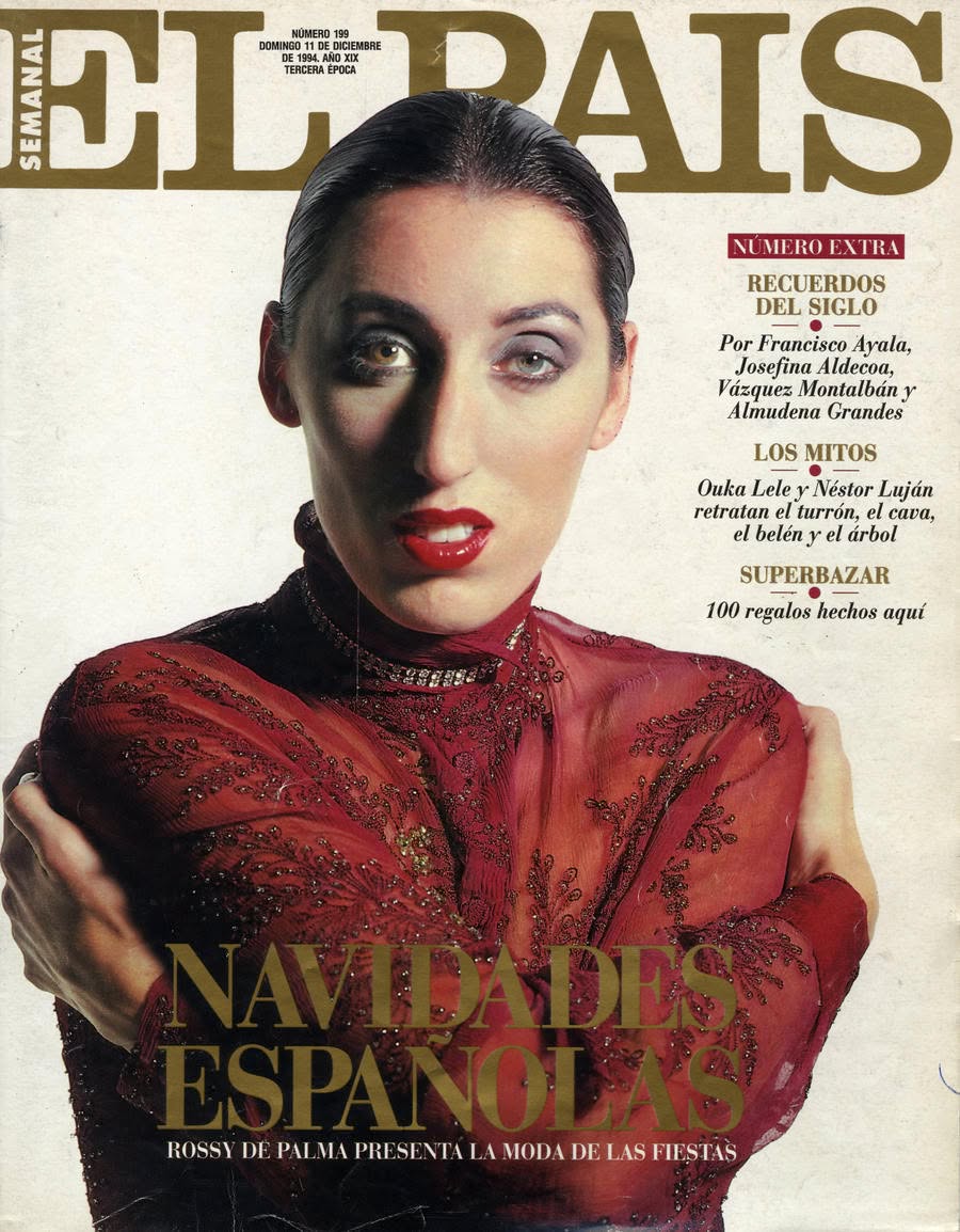 EL PAIS SEMANAL magazine side cover Issue 199  December 1994