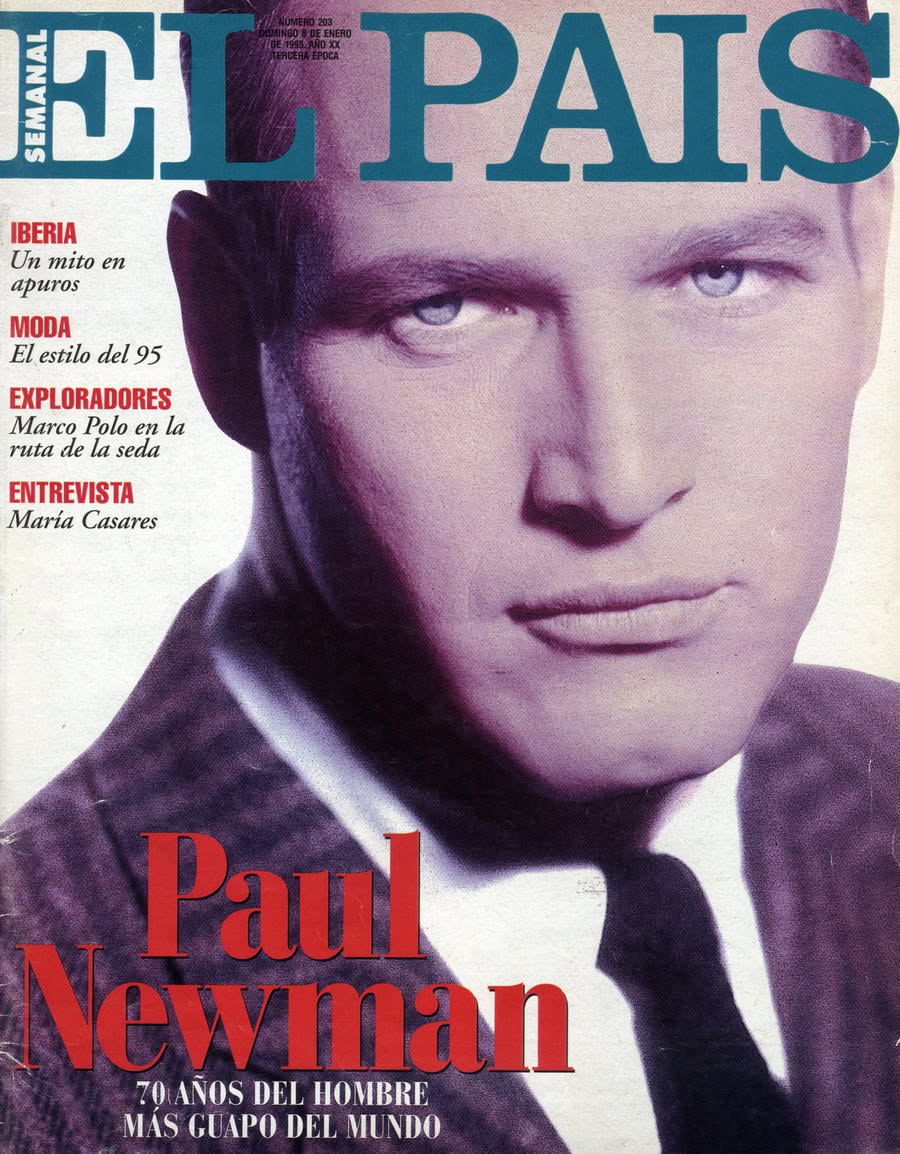 EL PAIS SEMANAL magazine side cover Issue 203  January 1995