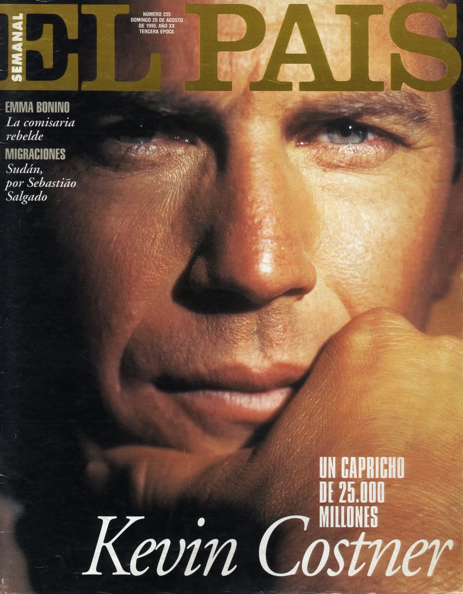 EL PAIS SEMANAL magazine side cover Issue 235  August 1995