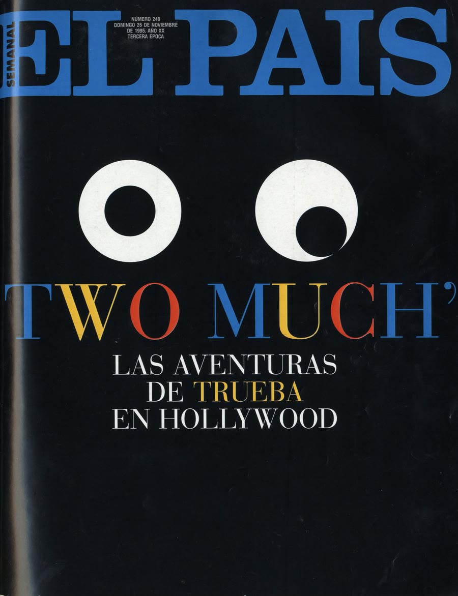 EL PAIS SEMANAL magazine side cover Issue 249  November 1995