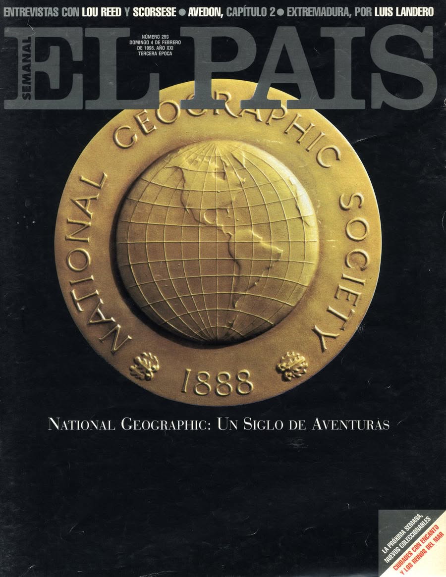 EL PAIS SEMANAL magazine side cover Issue 259 4 February 1996