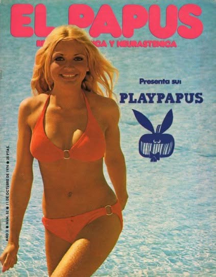 PAPUS magazine side cover Issue 52 12 October 1974