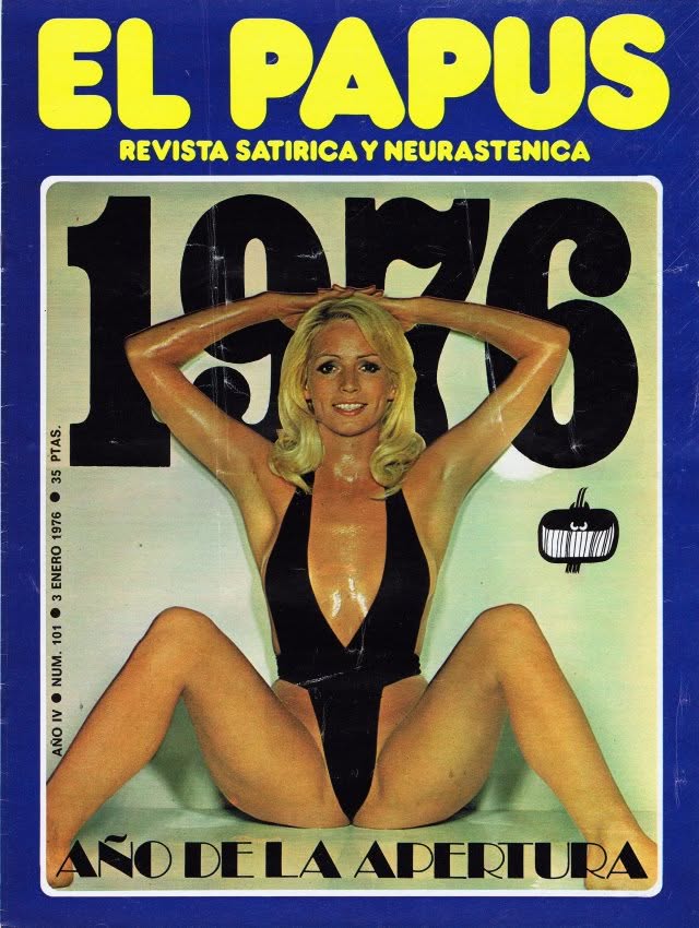 PAPUS magazine side cover Issue 101 3 January 1976