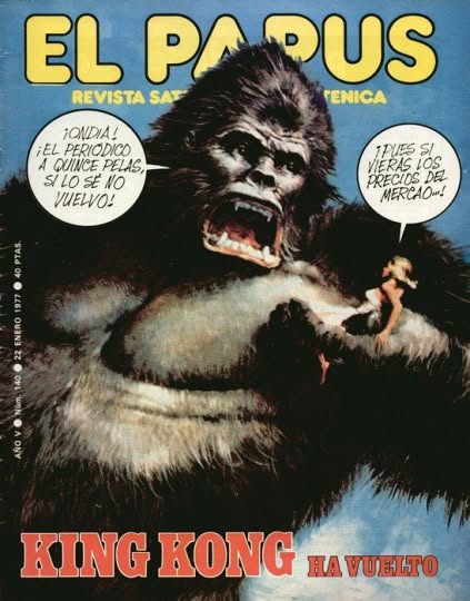 PAPUS magazine side cover Issue 140 22 January 1977