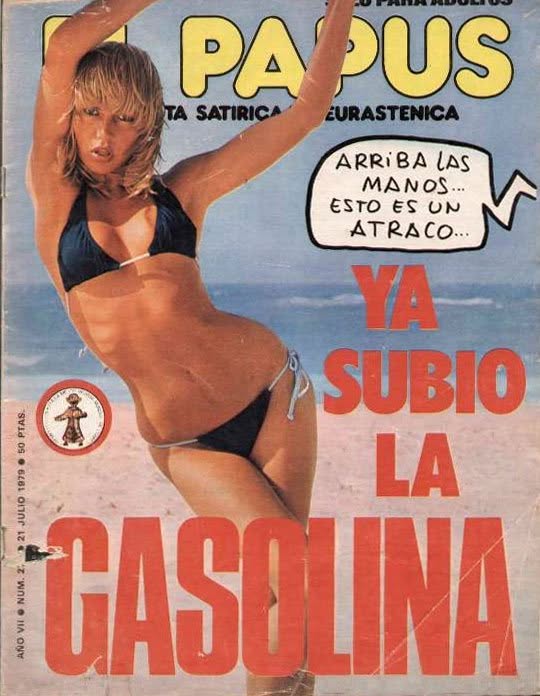 PAPUS magazine side cover Issue 270 21 July 1979