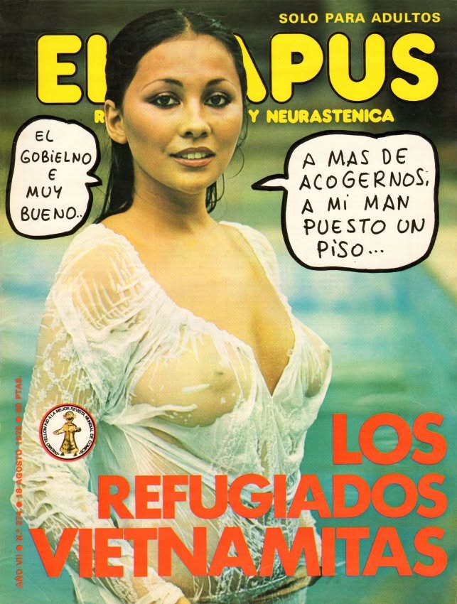 PAPUS magazine side cover Issue 274 18 August 1979