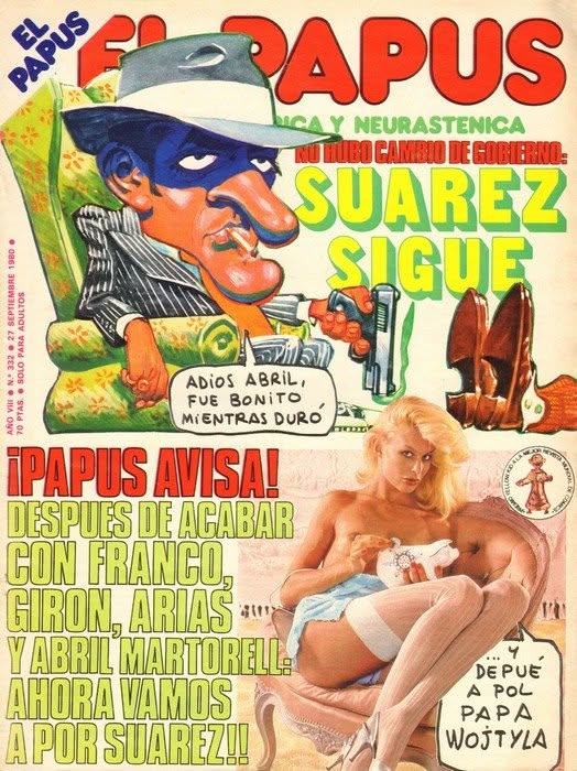 PAPUS magazine side cover Issue 332 27 September 1980