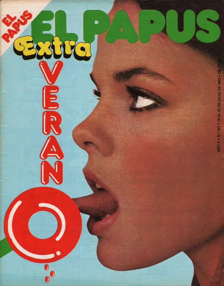 PAPUS magazine side cover Issue 427 25 July 1982