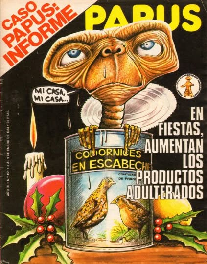 PAPUS magazine side cover Issue 451 9 January 1983