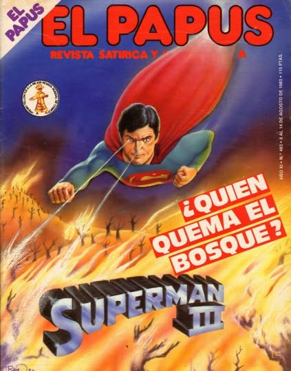 PAPUS magazine side cover Issue 483 21 August 1983