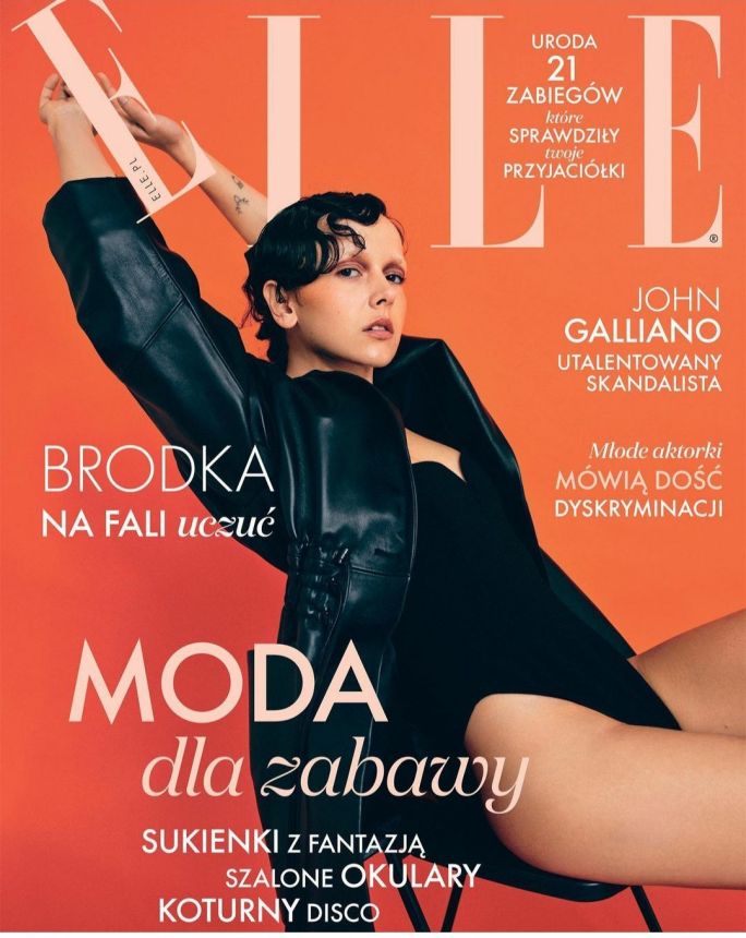 ELLE POLAND magazine side cover  June 2021