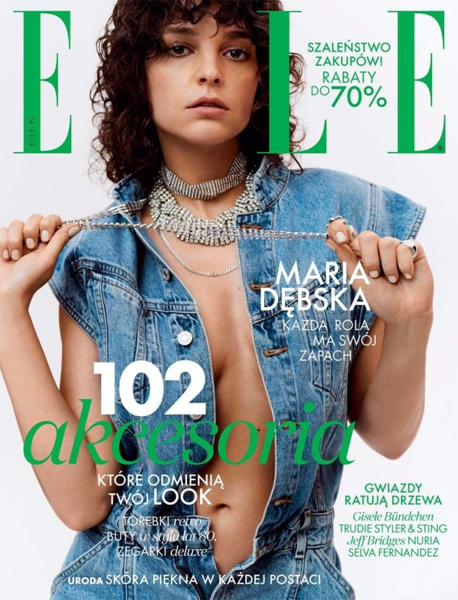 ELLE POLAND magazine side cover  October 2021