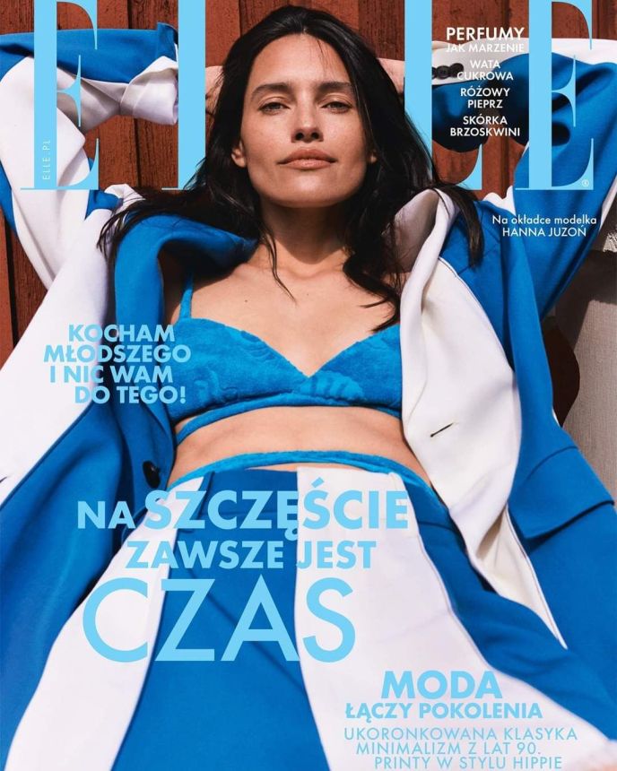 ELLE POLAND magazine side cover  August 2022