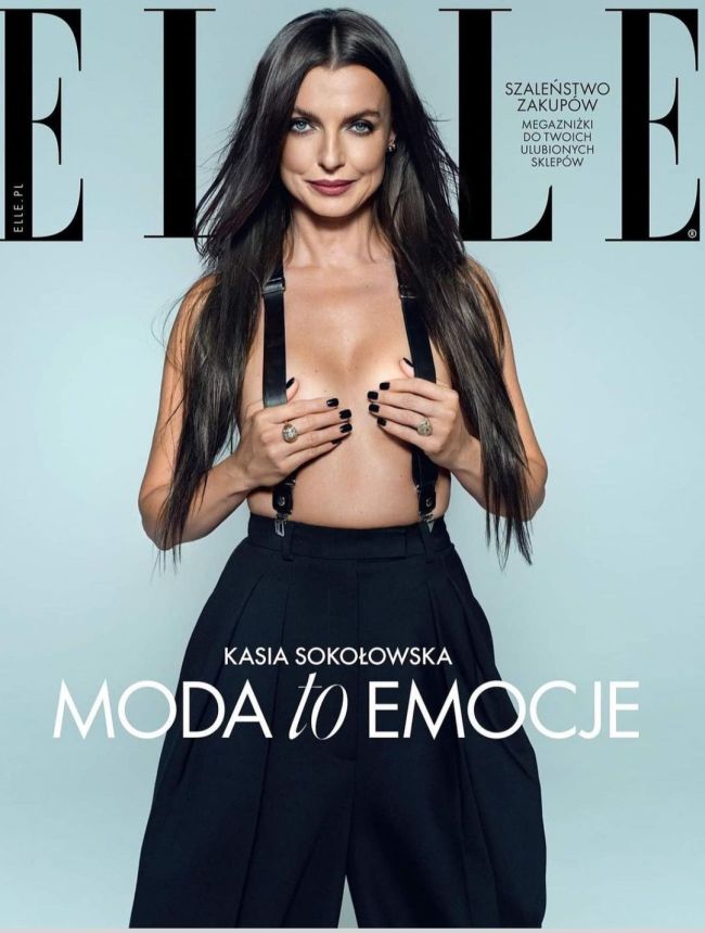 ELLE POLAND magazine side cover  November 2023