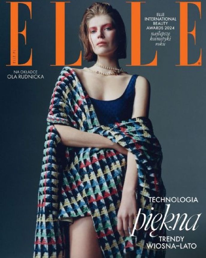 ELLE POLAND magazine side cover  March 2024