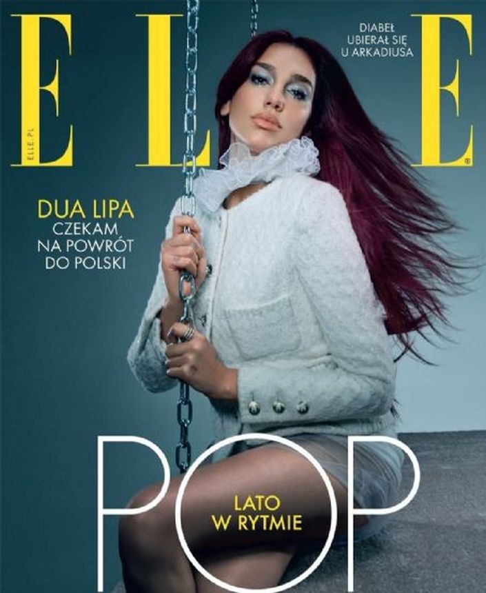 ELLE POLAND magazine side cover  July 2024