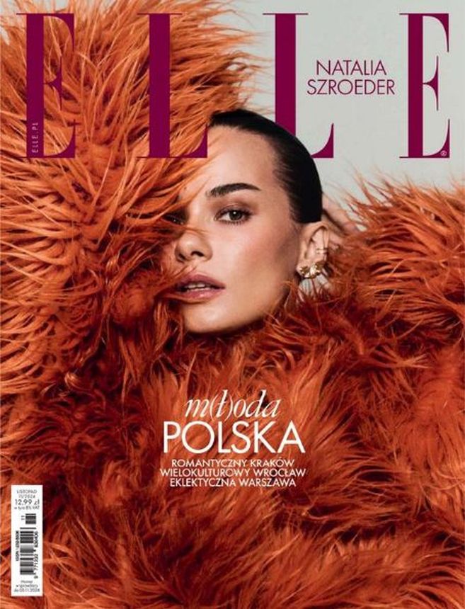 ELLE POLAND magazine side cover  November 2024