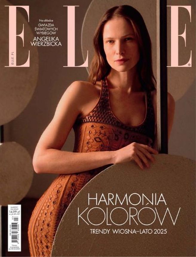 ELLE POLAND magazine side cover  March 2025