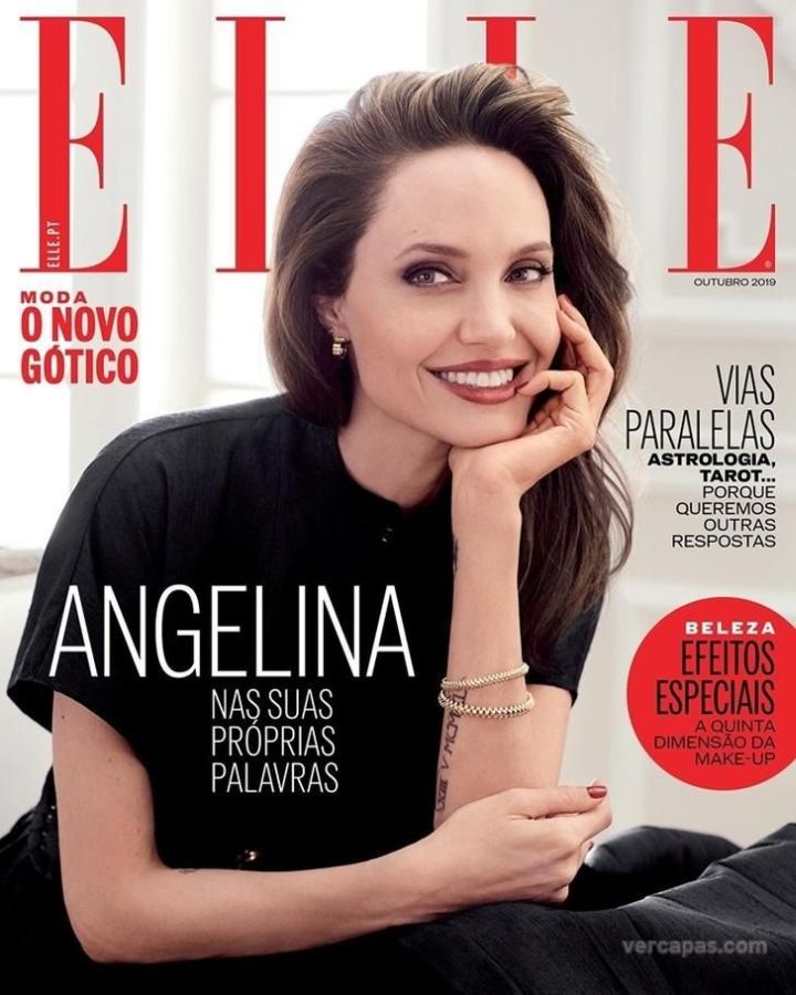 ELLE PORTUGAL magazine side cover  October 2019
