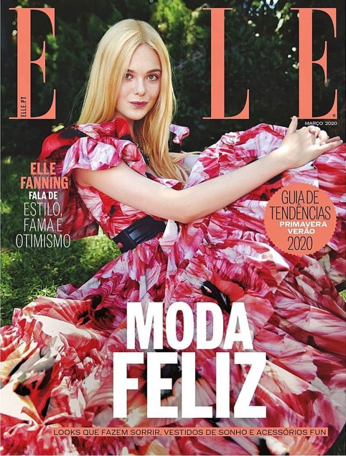 ELLE PORTUGAL magazine side cover  March 2020