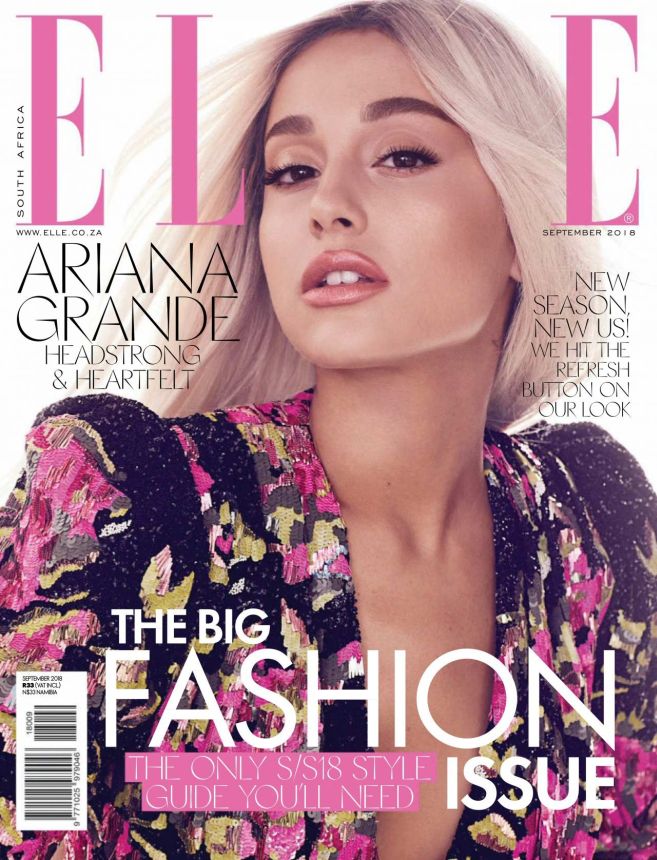 ELLE SOUTH AFRICA magazine side cover  September 2018