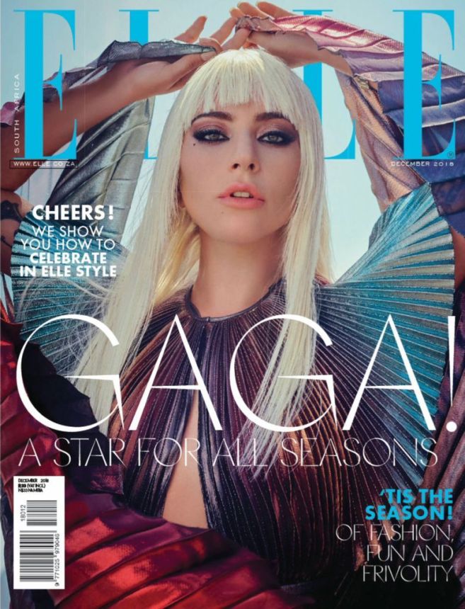 ELLE SOUTH AFRICA magazine side cover  December 2018