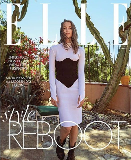 ELLE SINGAPORE magazine side cover  January 2020