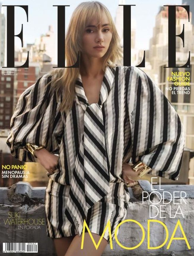 ELLE SPAIN magazine side cover  March 2025