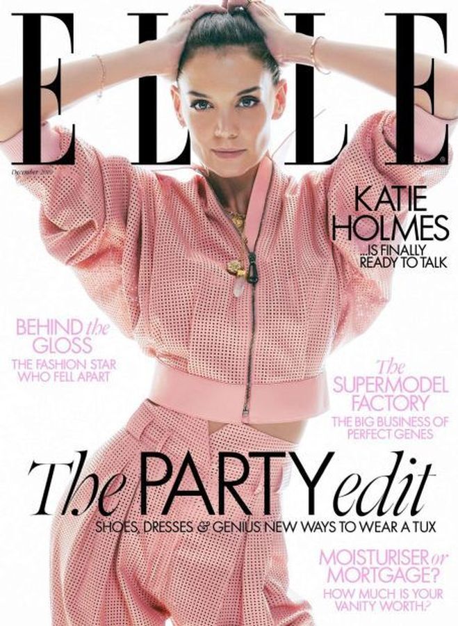 ELLE UK magazine side cover  December 2019