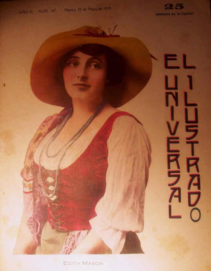 UNIVERSAL ILUSTRADO magazine side cover Issue 107 22 May 1919