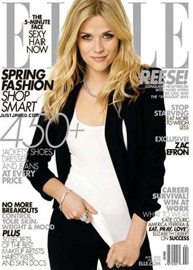 ELLE USA magazine side cover  April 2009
