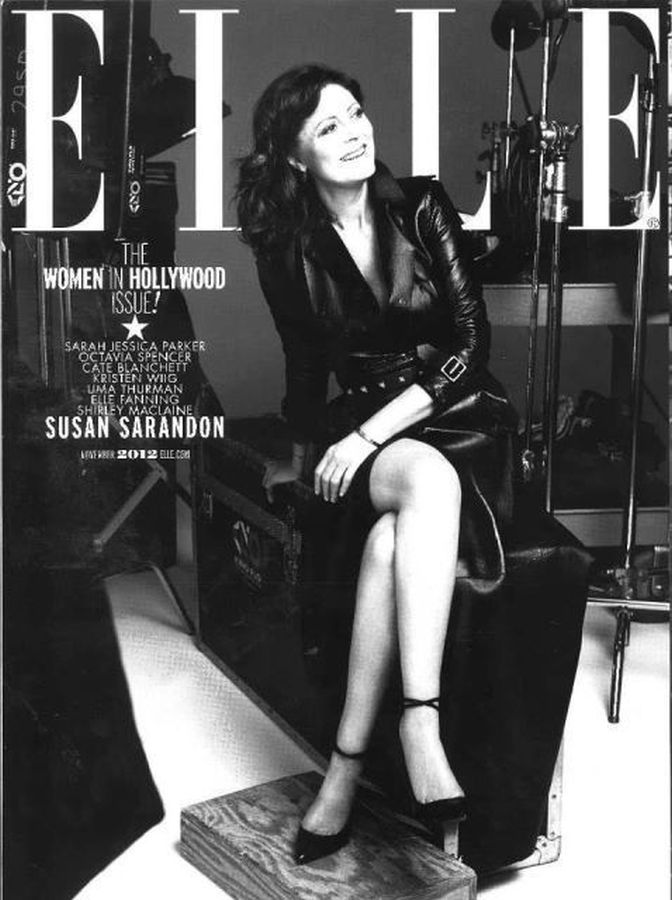 ELLE USA magazine side cover  November 2012