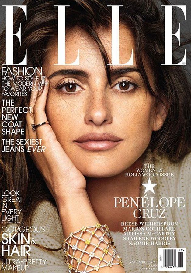 ELLE USA magazine side cover  November 2013