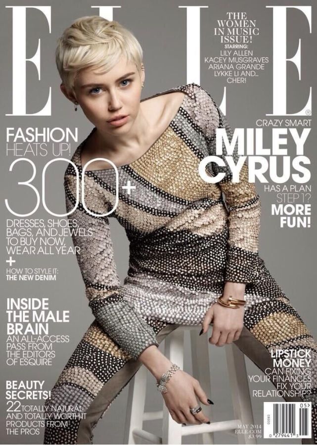 ELLE USA magazine side cover  May 2014