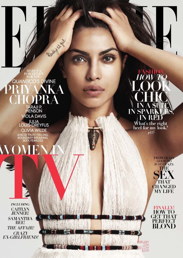 ELLE USA magazine side cover  February 2016
