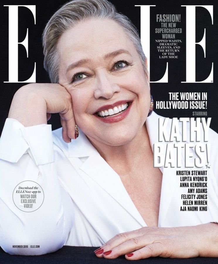 ELLE USA magazine side cover  November 2016