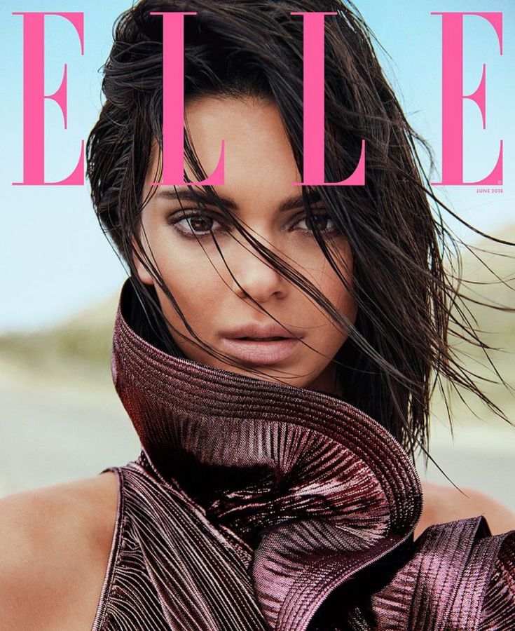 ELLE USA magazine side cover  June 2018