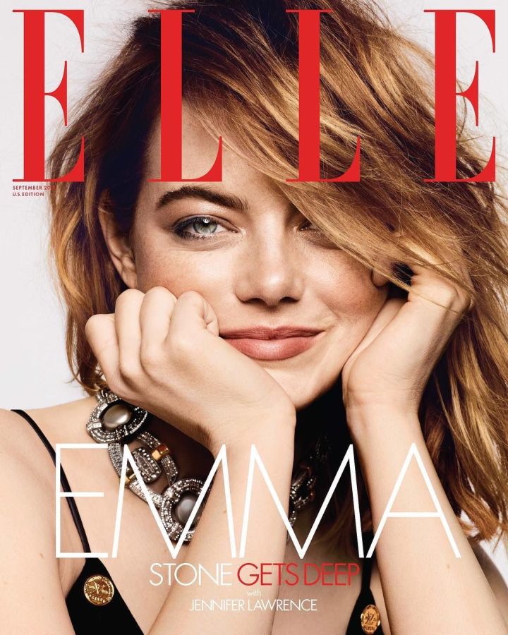 ELLE USA magazine side cover  September 2018