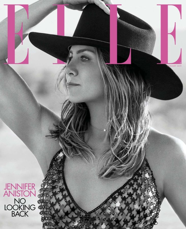 ELLE USA magazine side cover  January 2019