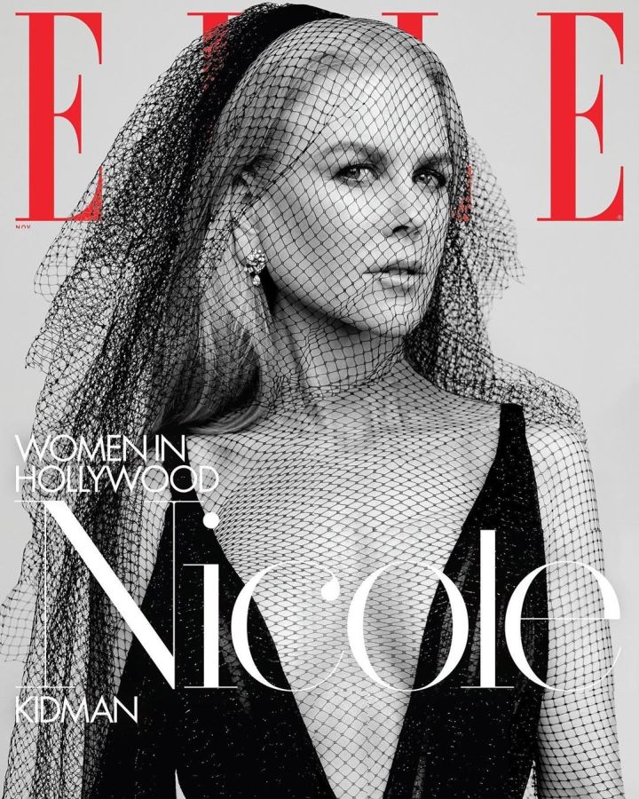 ELLE USA magazine side cover  November 2019