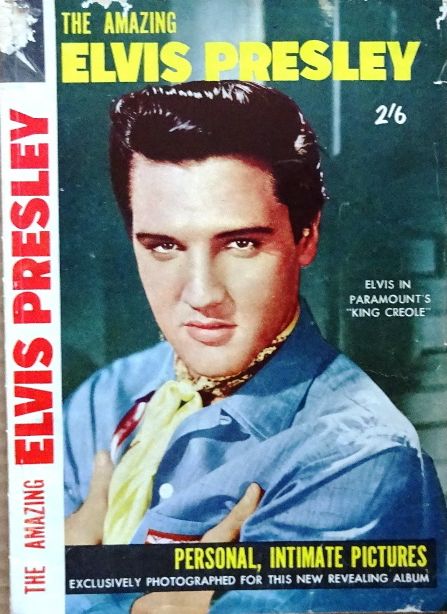 ELVIS PRESLEY (ONE-OFFS) magazine side cover  1958