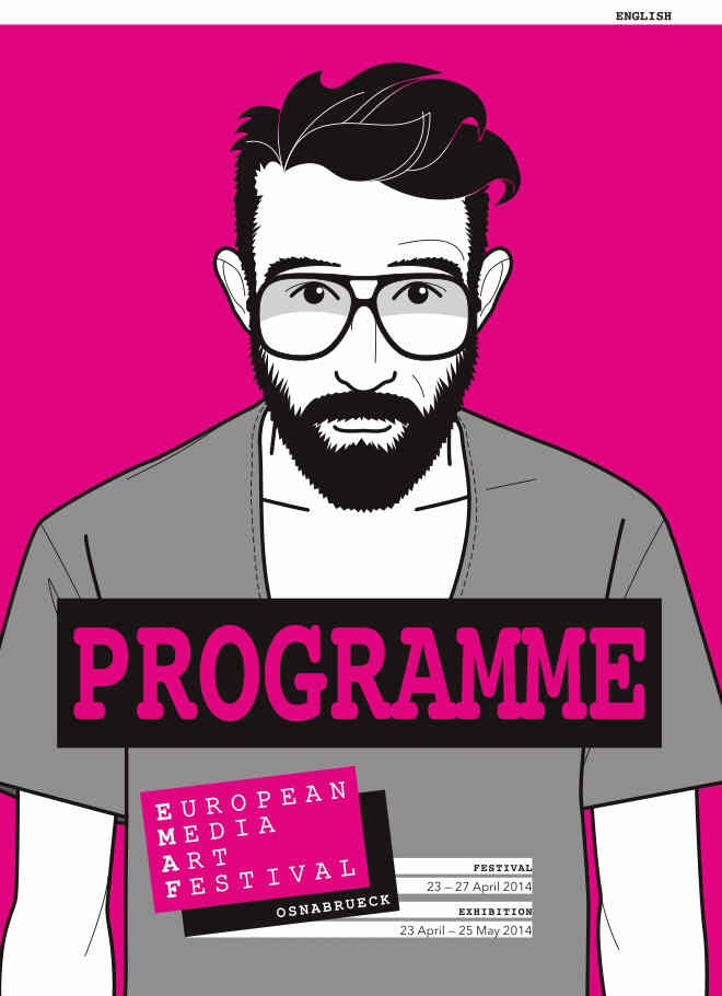 EUROPEAN MEDIA ART FESTIVAL magazine side cover 23 April 2014