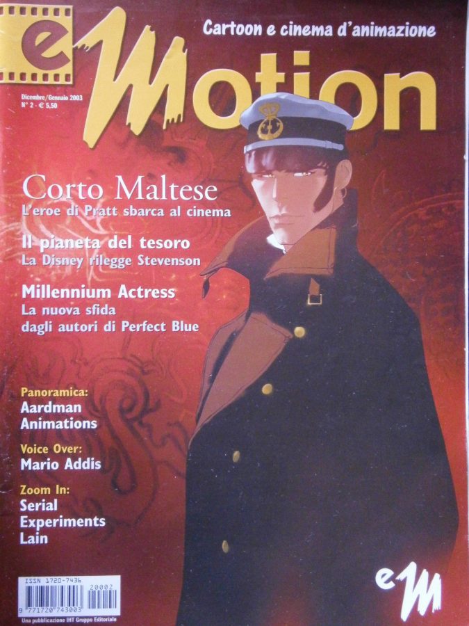 EMOTION magazine side cover Issue 2 December 2002