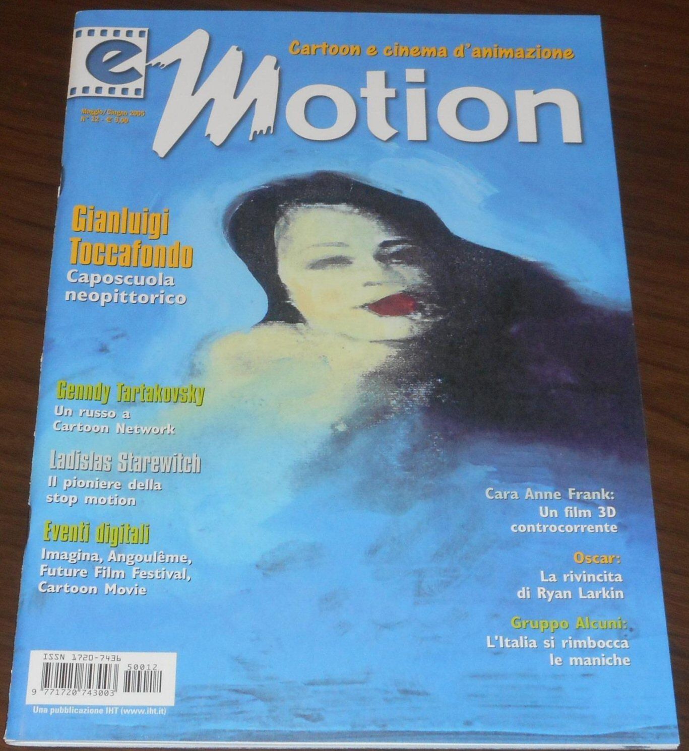 EMOTION magazine side cover Issue 12  May/June 2005