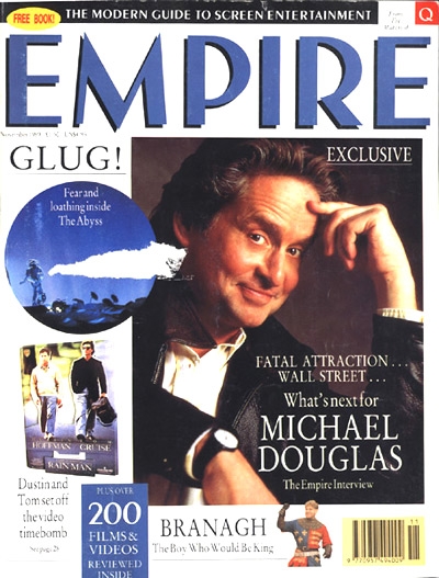 EMPIRE magazine side cover Issue 5 November 1989