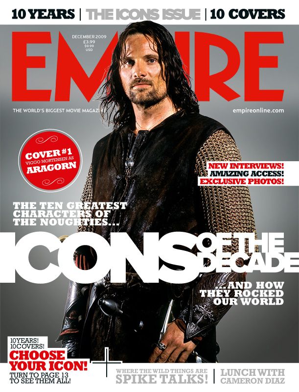 EMPIRE magazine side cover Issue 246 December 2009