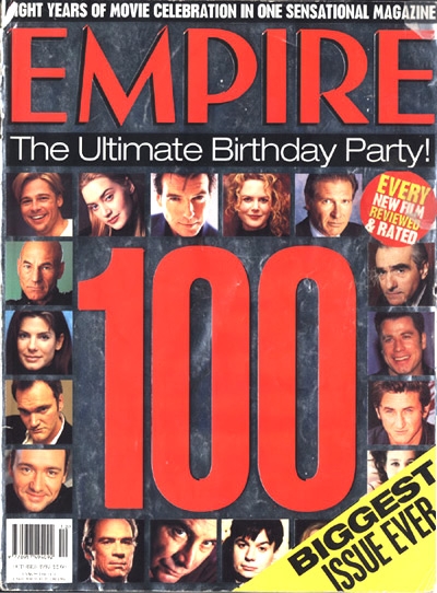 EMPIRE magazine side cover Issue 100 October 1997