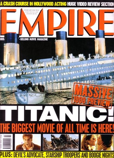 EMPIRE magazine side cover Issue 104 February 1998