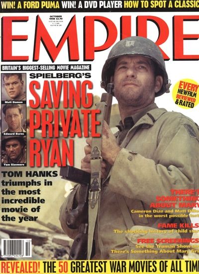 EMPIRE magazine side cover Issue 112 October 1998
